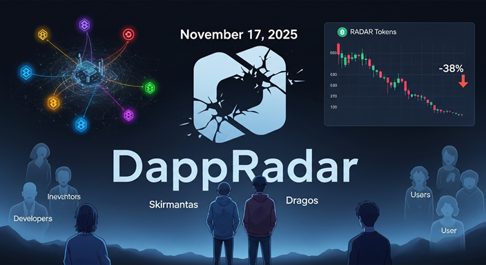DappRadar Shuts Down After Seven Years Amid Financial Challenges