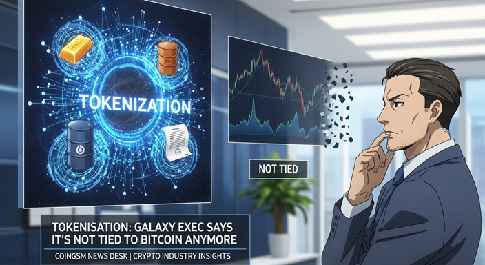 Tokenisation: Galaxy Exec Says It’s Not Tied to Bitcoin Anymore