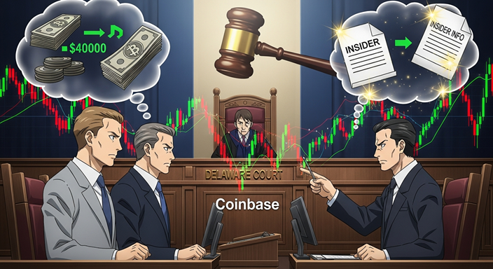 Delaware Court Allows Insider Trading Lawsuit Against Coinbase CEO to Proceed