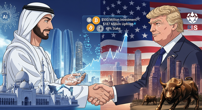 UAE Company Buys 49% of a Trump-Linked Crypto Startup for $500 Million